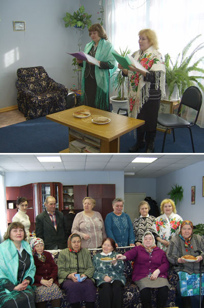 Коллектив шумерлинской центральной городской библиотеки с праздничной программой побывал в гостях у жителей Центра социального обслуживания
